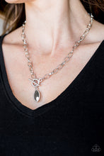 Load image into Gallery viewer, Club Sparkle Brass/ Silver Necklace
