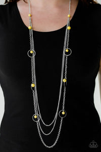 Collectively Carefree Yellow Necklace