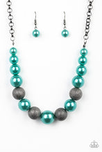 Cargar imagen en el visor de la galería, Color Me CEO Blue/Green Pearl Necklace
