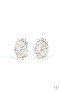 Daring Dazzle White Earring