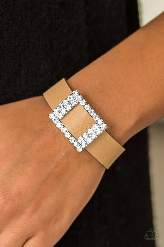 Diamond Diva Brown Bracelet