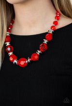 Load image into Gallery viewer, Dine and Dash Green/ Red Necklace
