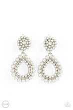 Cargar imagen en el visor de la galería, Discerning Droplets White ClipOn Earring
