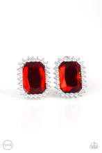 Load image into Gallery viewer, Downtown Dapper Red Clip-On Earring
