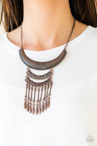 Eastern Empress Copper Necklace