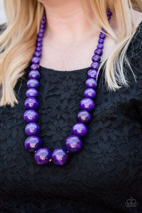 Effortlessly Everglades Purple Necklace