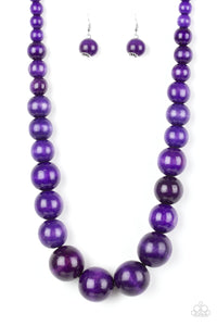 Effortlessly Everglades Purple Necklace