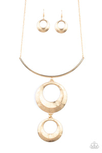 Egyptian Eclipse Gold Necklace