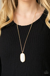 Elemental Elegance White Necklace