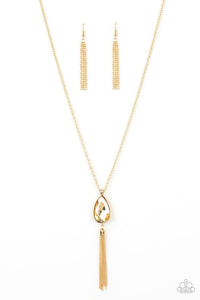 Elite Shine Gold/ Pink Necklace