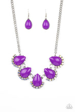 Load image into Gallery viewer, Ethereal Exaggerations Purple Necklace
