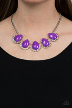 Load image into Gallery viewer, Ethereal Exaggerations Purple Necklace
