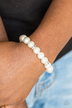 Load image into Gallery viewer, Exquisitely Elite White Pearl Bracelet
