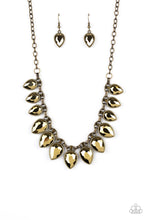 Load image into Gallery viewer, FEARLESS is More Brass/ Silver Necklace
