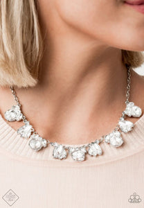 BLING To Attention White Necklace