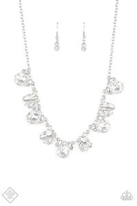 BLING To Attention White Necklace