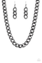 Load image into Gallery viewer, Heavyweight Champion Black/ Silver Necklace
