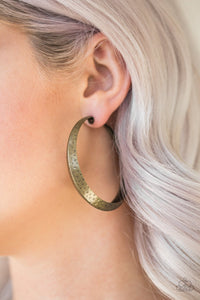 Jungle To Jungle Brass Earring