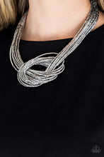 Cargar imagen en el visor de la galería, Knotted Knockout Silver Necklace
