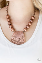 Load image into Gallery viewer, Large and In Charge Copper Necklace
