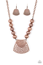 Load image into Gallery viewer, Large and In Charge Copper Necklace
