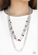 Load image into Gallery viewer, Metro Mixer Red Necklace
