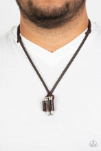 Load image into Gallery viewer, On the Lookout Brown Men Necklace
