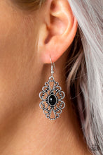 Load image into Gallery viewer, Over the POP Black Earring
