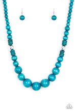 Load image into Gallery viewer, Panama Panorama Blue Necklace
