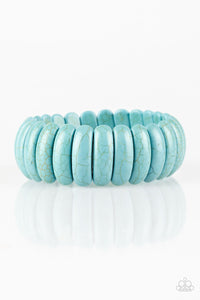 Peacefully Primal Blue/ White Bracelet