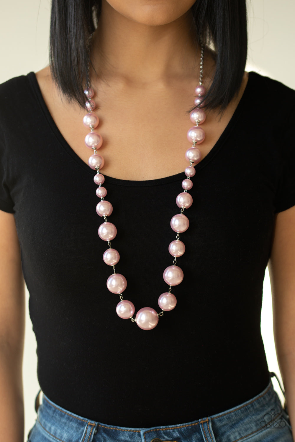 Pearl Prodigy Brown/ Pink/ White Necklace