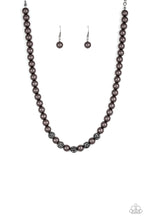 Load image into Gallery viewer, Posh Boss Black/White Pearl Necklace
