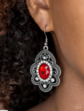 Load image into Gallery viewer, Reign Supreme Red Earring
