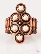 Cargar imagen en el visor de la galería, River Rock Rhythm Brown/ Copper Ring
