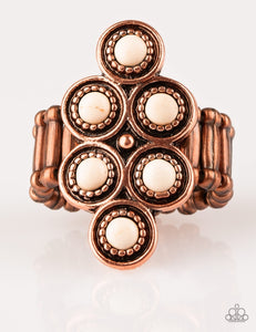 River Rock Rhythm Brown/ Copper Ring