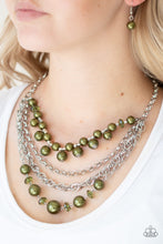 Load image into Gallery viewer, Rockin Rockette Green Necklace
