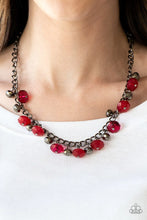 Load image into Gallery viewer, Runway Rebel Green/ Pink/ Red Necklace
