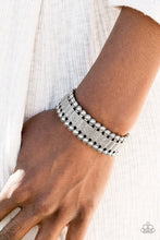 Load image into Gallery viewer, Rustic Rhythm Silver Bracelet
