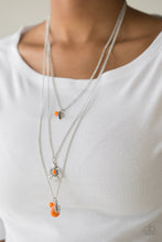 Load image into Gallery viewer, Soar With The Eagles Orange Necklace
