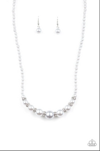 Soho Sweetheart Silver Pearl Necklace