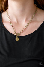 Load image into Gallery viewer, Sorority Sisters Brass Necklace
