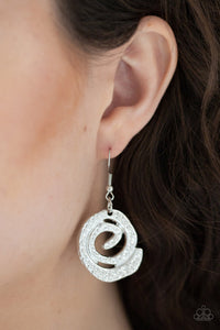 Statement Swirl Silver Necklace