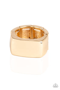 Straightforward Gold Men Ring