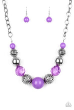 Load image into Gallery viewer, Sugar Sugar Purple Necklace
