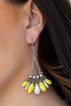 Load image into Gallery viewer, Terra Tribe Green/ Yellow Earring
