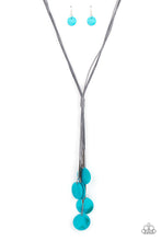 Load image into Gallery viewer, Tidal Tassels Blue Necklace
