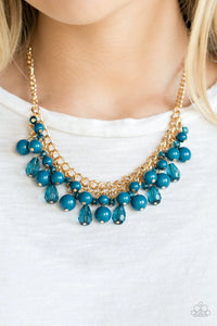 Tour de Trendsetter Blue/ Green Necklace