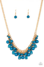 Load image into Gallery viewer, Tour de Trendsetter Blue/ Green Necklace
