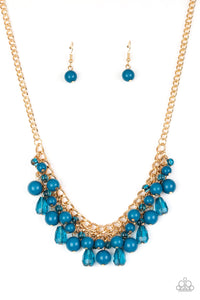 Tour de Trendsetter Blue/ Green Necklace