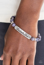 Load image into Gallery viewer, Keep The Trust Purple Bracelet
